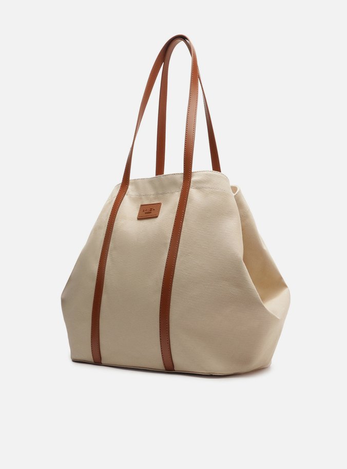 Bolsa Shopping Grande Bege Brizza