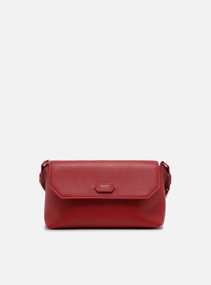 Bolsa Tiracolo Vermelha Média Alça Gorgurão