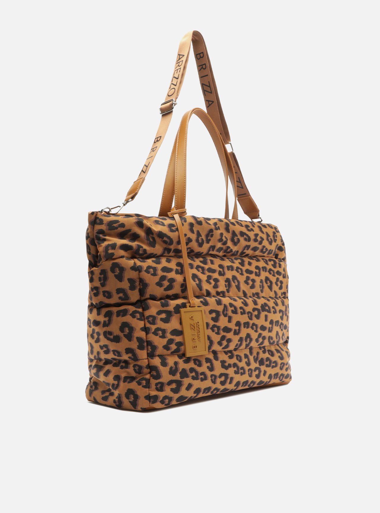 Bolsa Shopping Animal Print Nylon Gigi Grande — foto 5