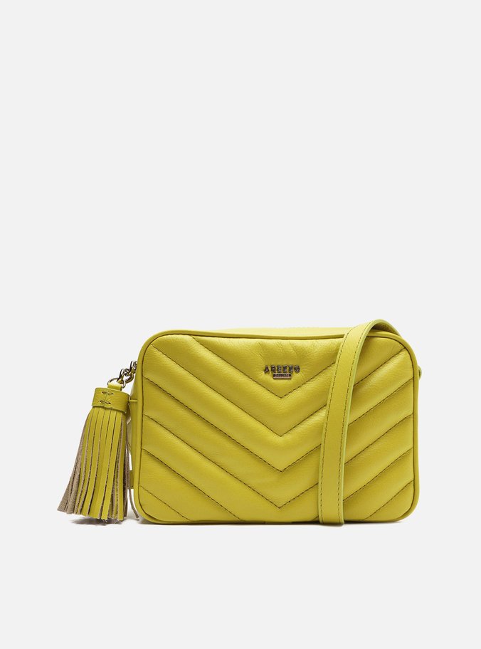Bolsa Tiracolo Verde Couro Zayla Pequena