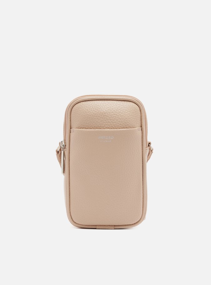 Mini Bolsa Bege Tina Porta-Celular