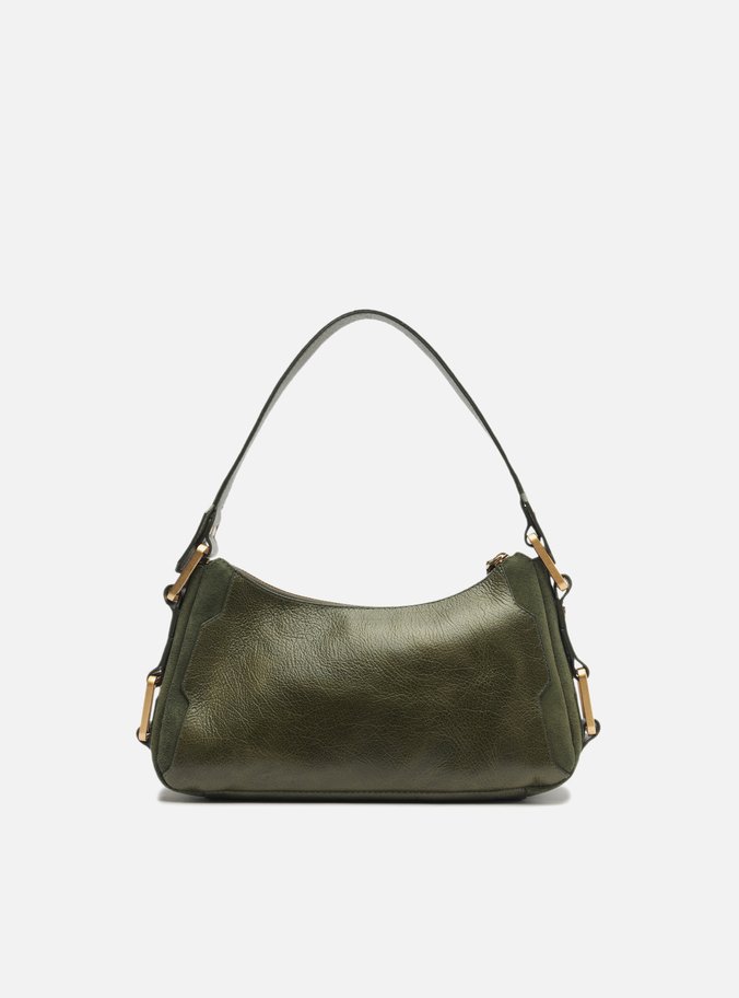 Bolsa Tiracolo Verde Couro Gretha Média