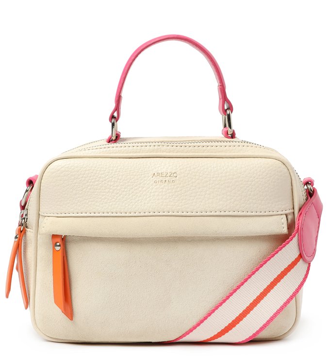 Bolsa Tiracolo Branca Prione Média Colorida