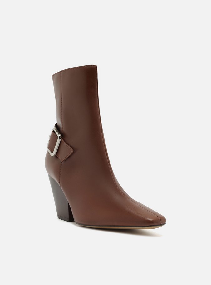 Bota Marrom Salto Médio