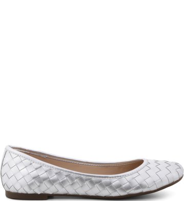 Sapatilha Basic Tressê Prata