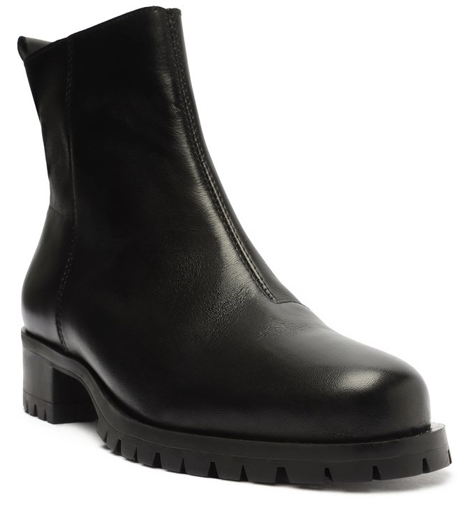 Bota Preta Tratorada Cano Médio