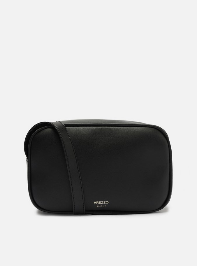 Bolsa Tiracolo Preta Matelassê Verona Média