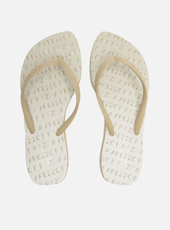 Sandália Papete Cinza Plataforma Logomania