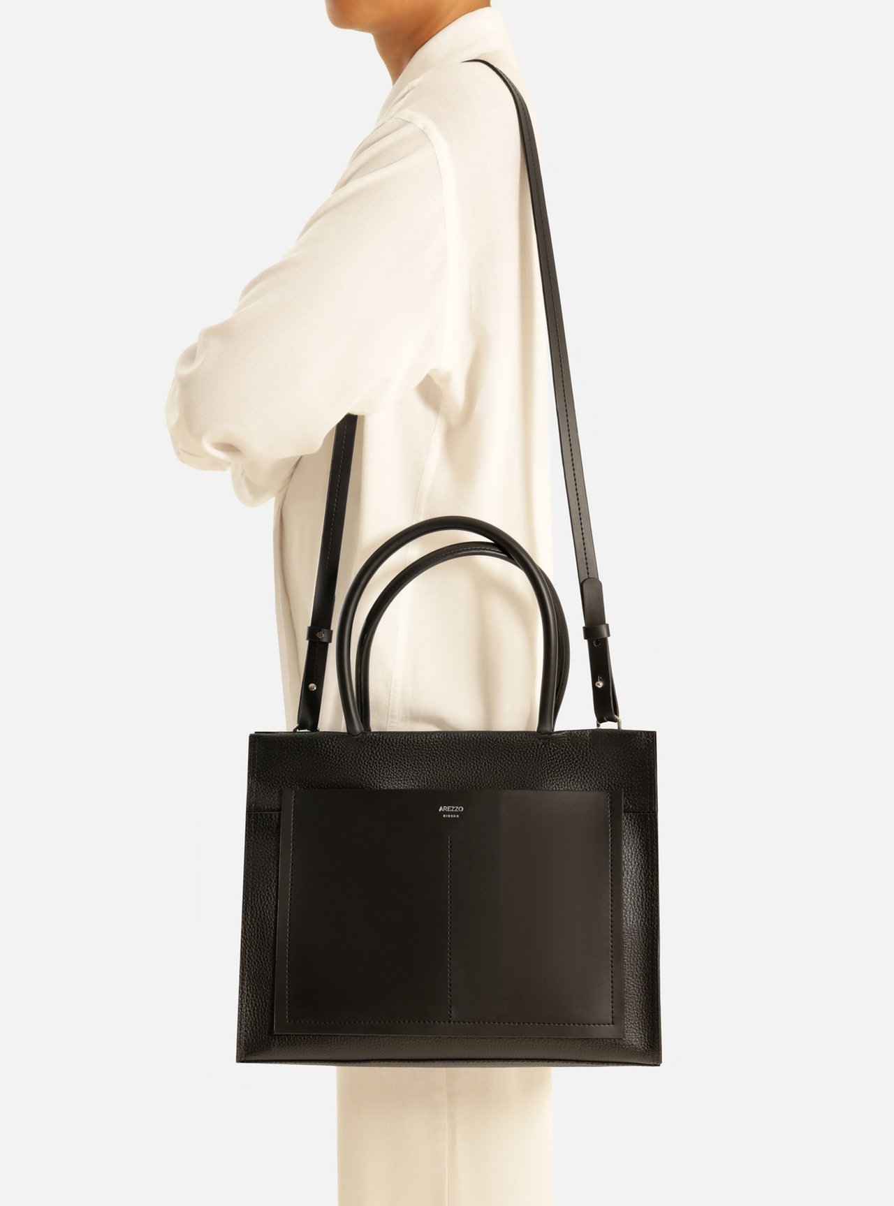 Bolsa Tote Preta Grande — foto 6