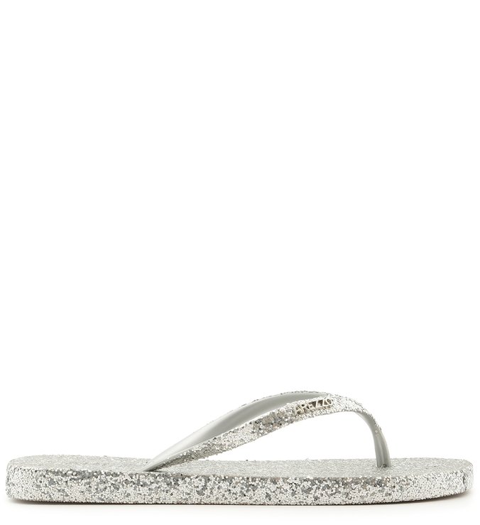 Chinelo Shine Metalizado Silver