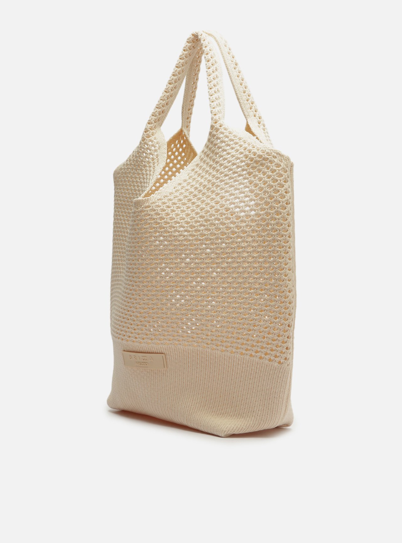 Bolsa Shopping Branca Crochê Paulina Grande — foto 2