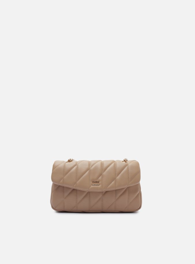 Bolsa Tiracolo Marrom Média Matelassê Corrente