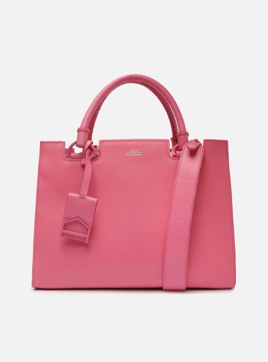 Tote Rosa Couro Abbraccio Grande