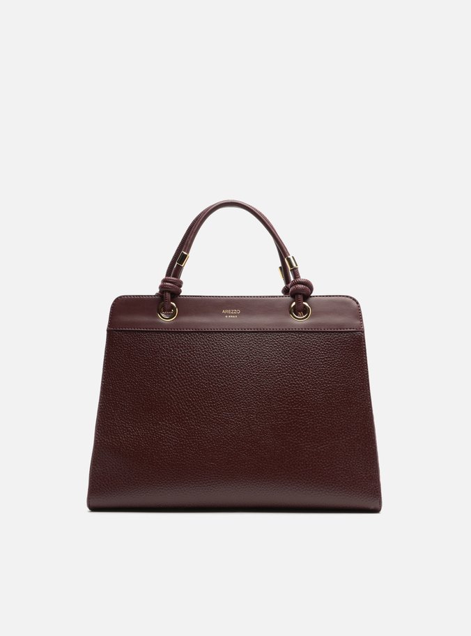 Bolsa Tote Marrom Média Enrolados