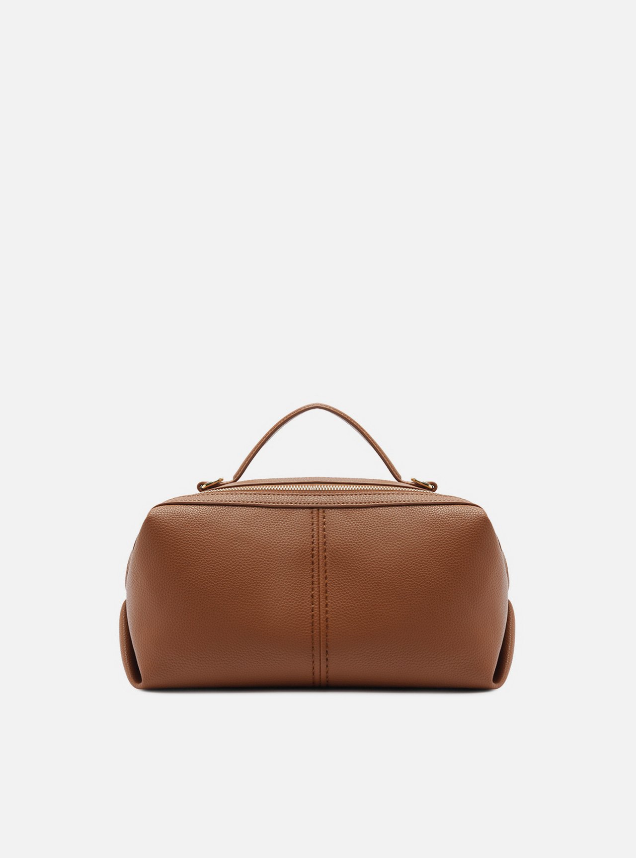 Bolsa Bowling Marrom Média Metais — foto 1