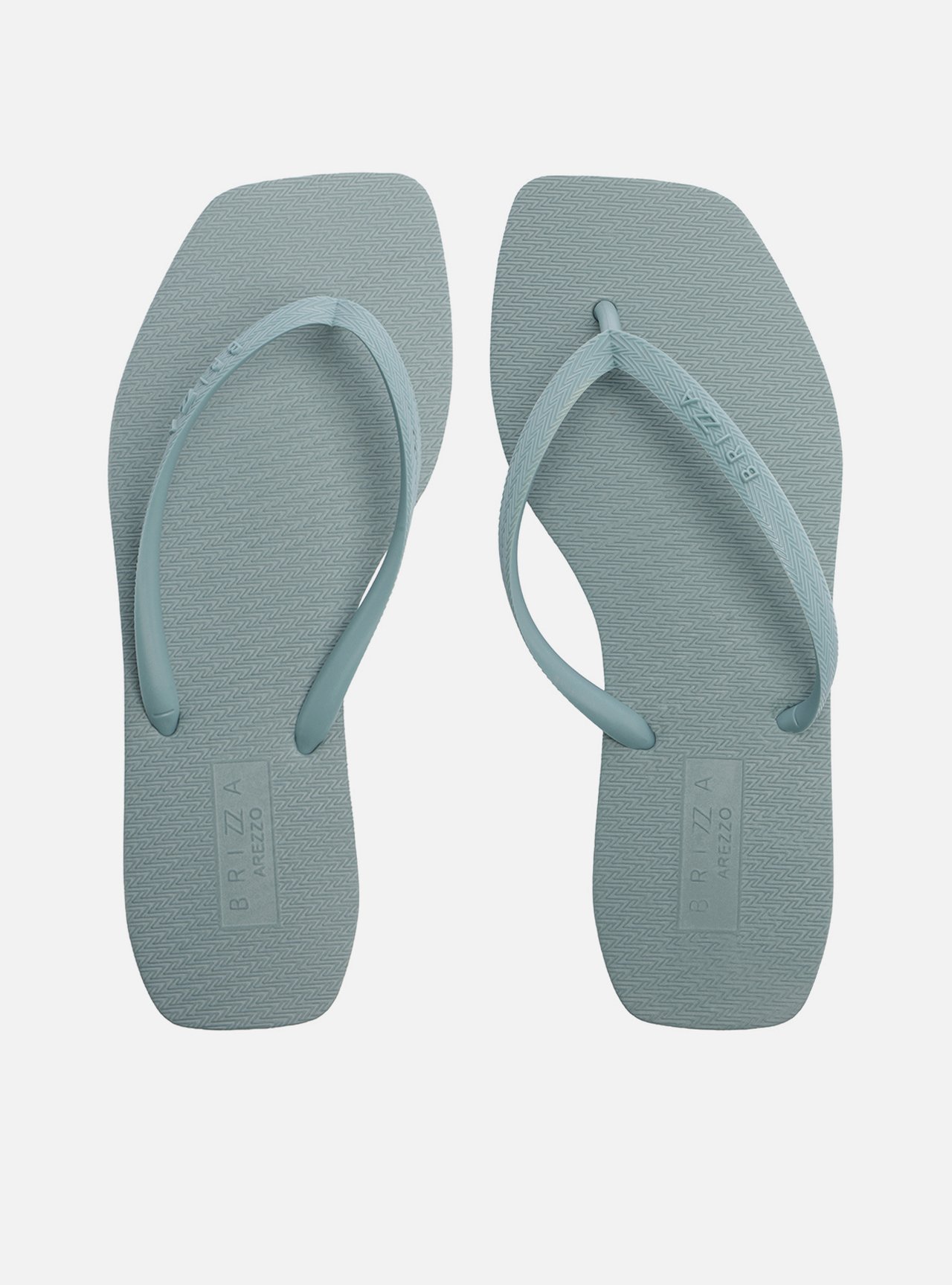 Chinelo de Dedo Azul Básico Square Brizza — foto 1