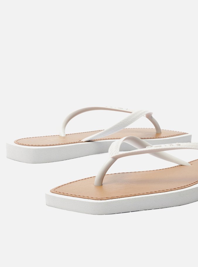 Chinelo de Dedo Branco Square Recouro Brizza