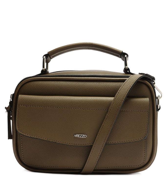 Bolsa Tiracolo Verde Média Camera Bag