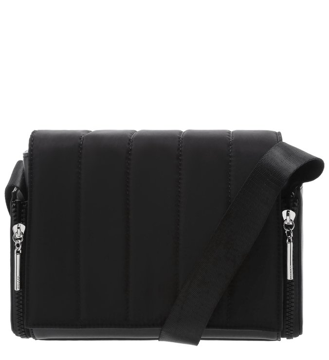 Bolsa Tiracolo Nylon Média Preta