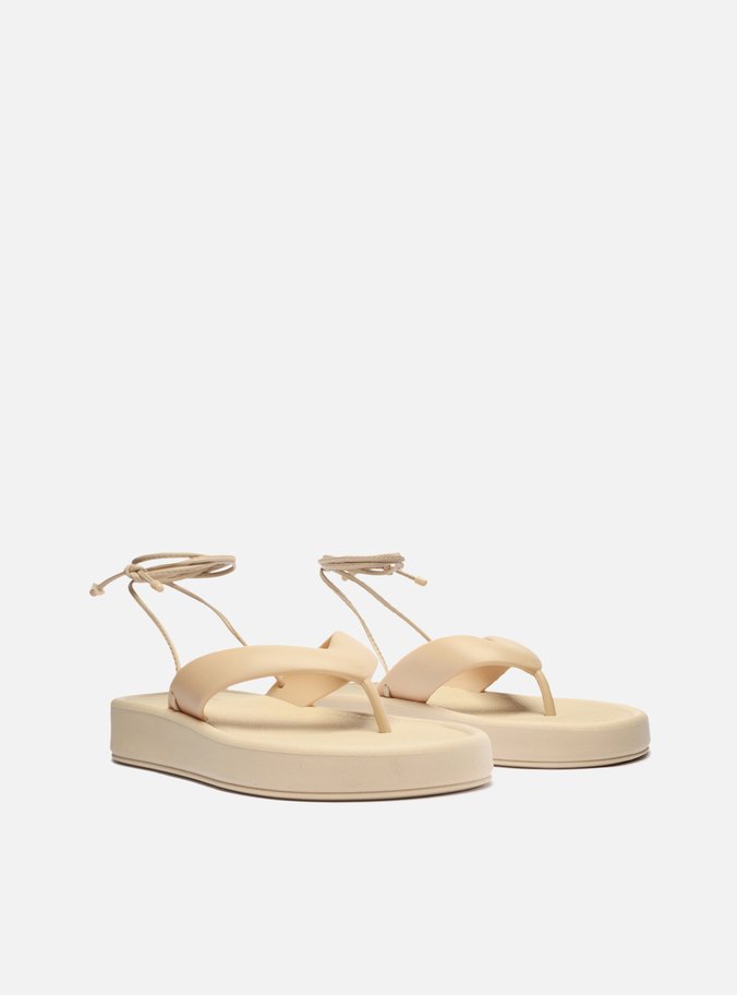 Sandália Rasteira Off-White Sunny Brizza