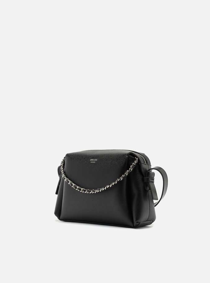 Bolsa Tiracolo Preta Pequena Corrente Extra