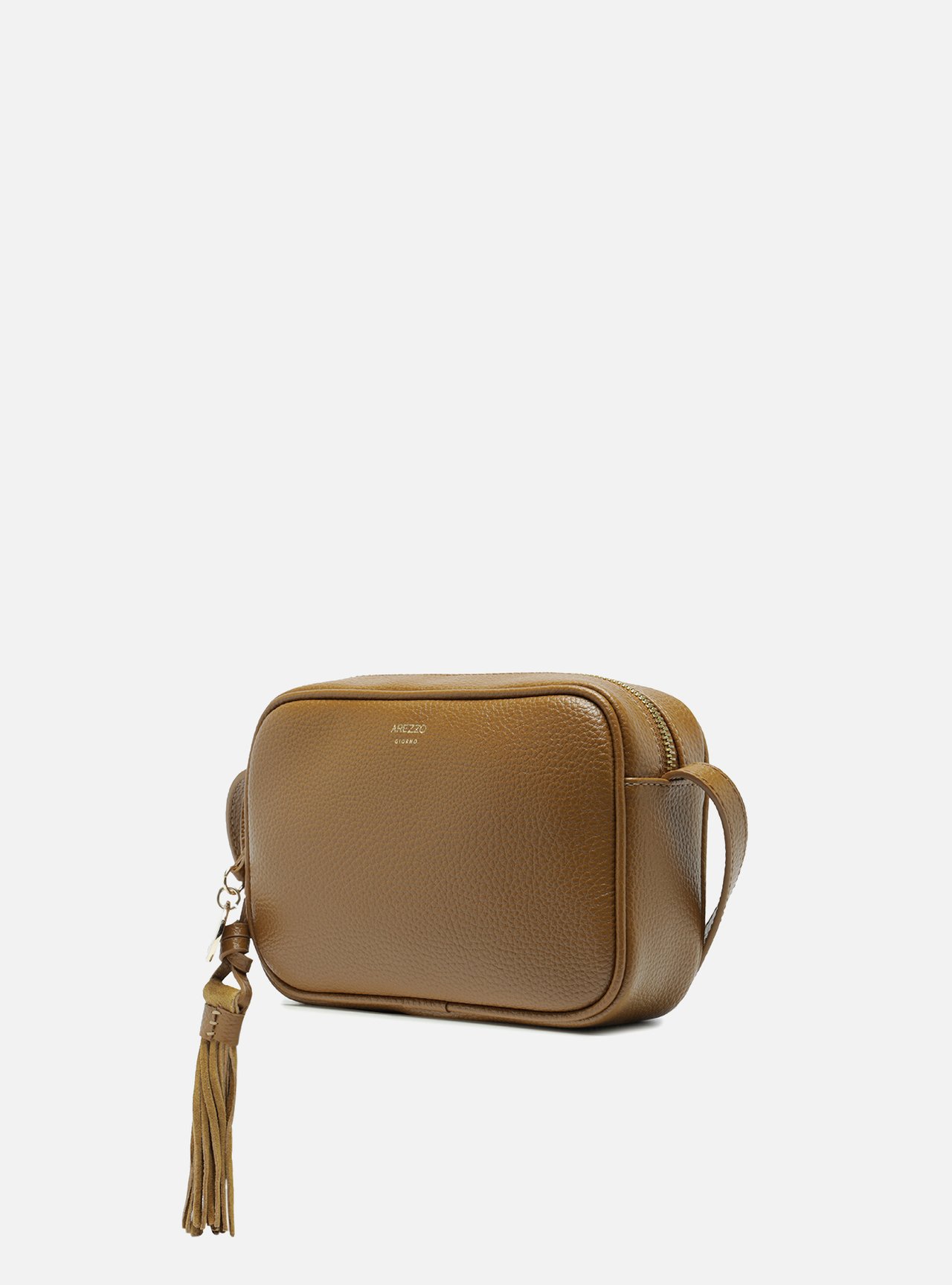 Bolsa Tiracolo Marrom Pequena Charm Barbicacho — foto 2