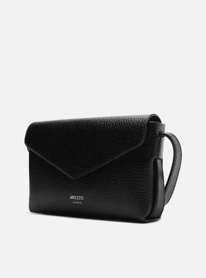 Bolsa Tiracolo Preta Pequena Envelope
