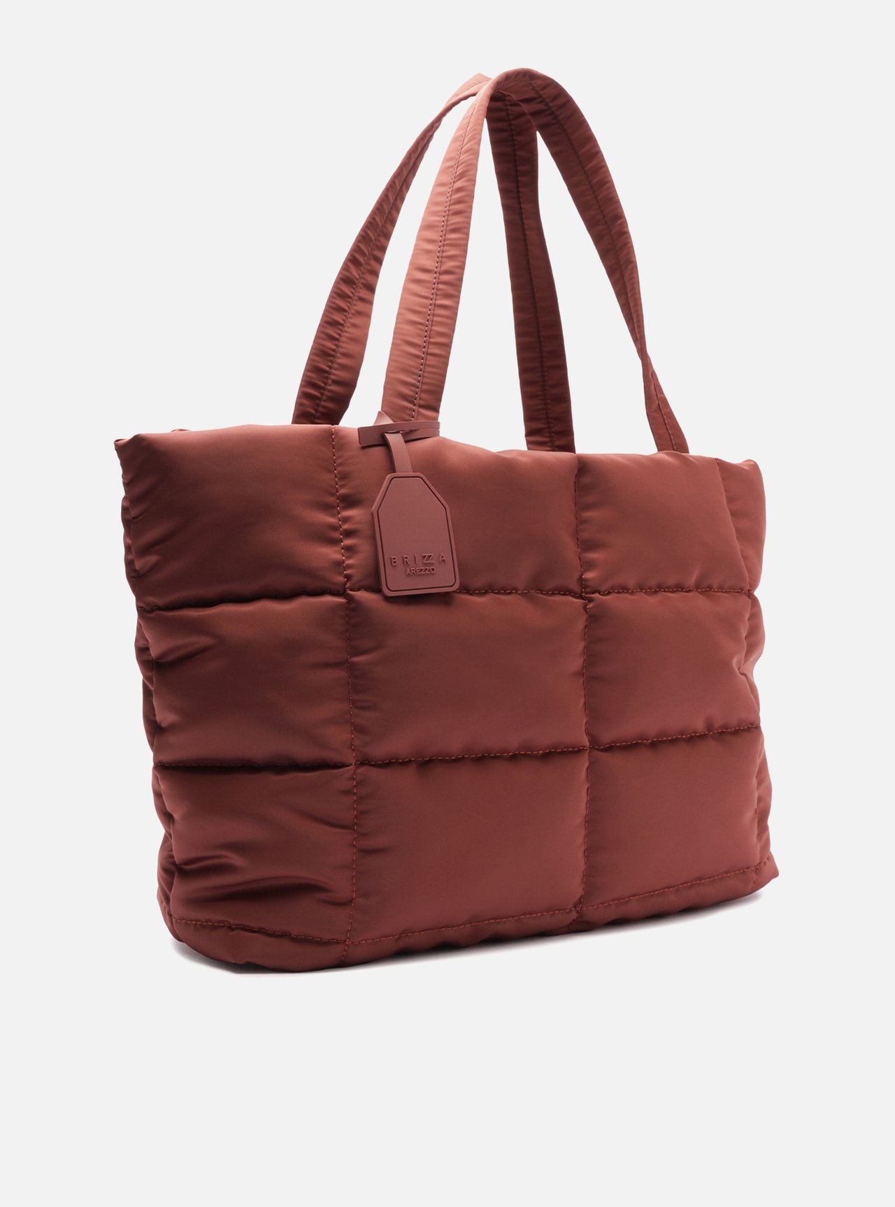Bolsa Shopping Vermelha Grande Matelassê Brizza — foto 5