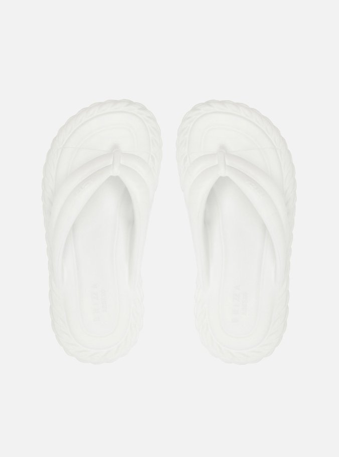 Sandália Branca Flatform Marrocos Bold