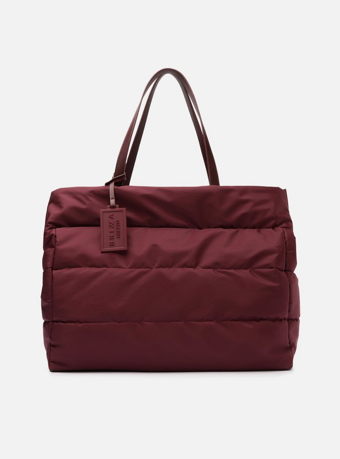 Bolsa Shopping Vermelha Nylon Gigi Grande