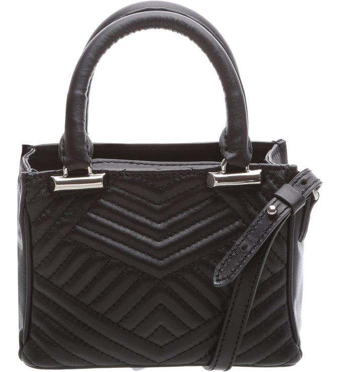 Bolsa Neutral Matelassê Pequena Preto