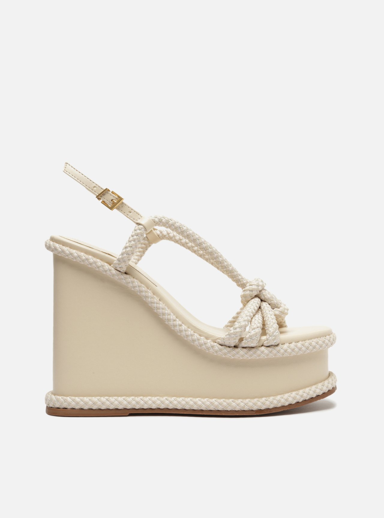 Sandalia Plataforma Off White Sandália Off-White Tramada