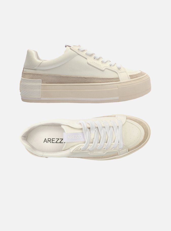 Tênis Branco Flatform Amarração