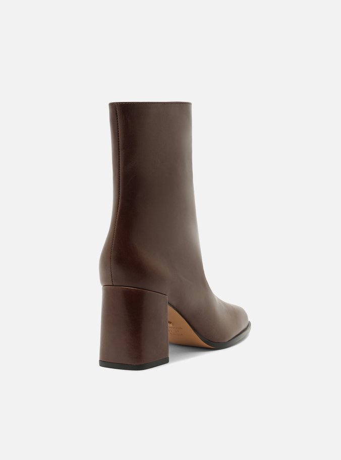 Bota Marrom Salto Bloco