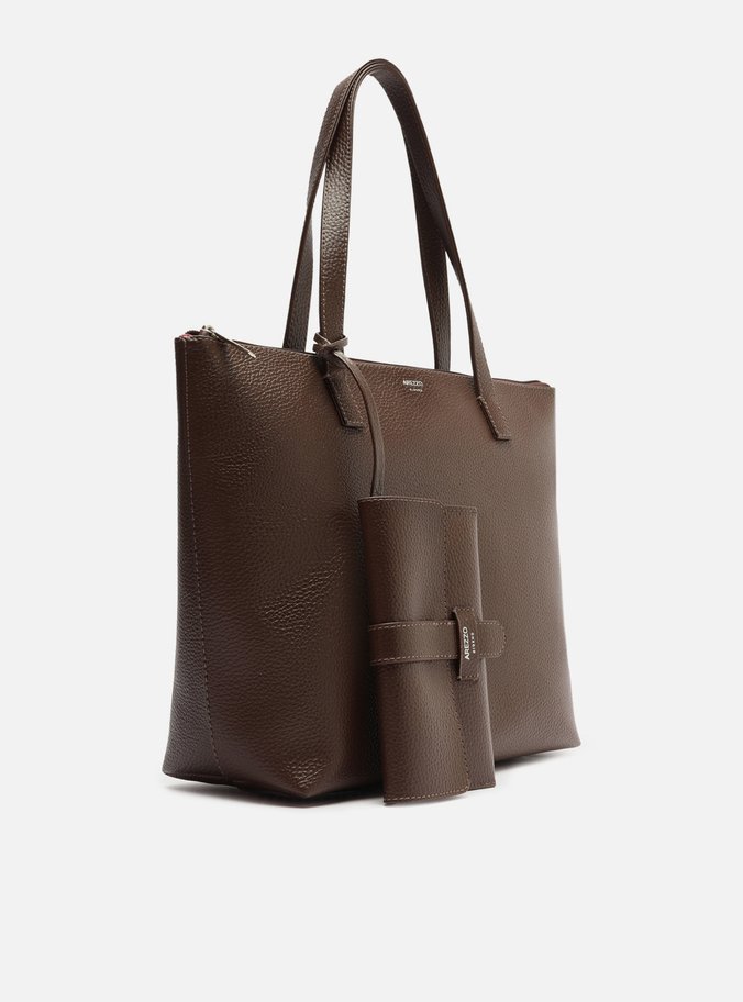 Bolsa Shopping Marrom Dark Mercato Grande