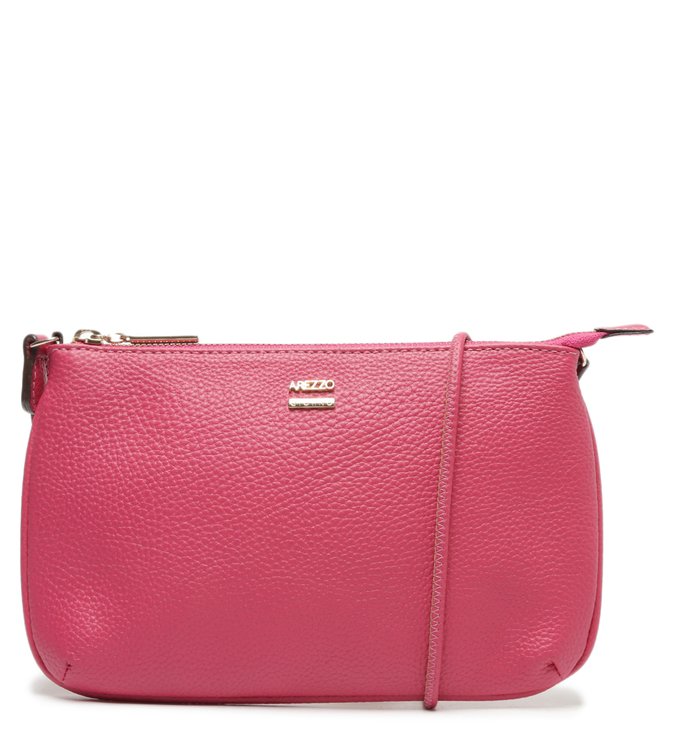 Bolsa Tiracolo Pequena Alça Fina Rosa