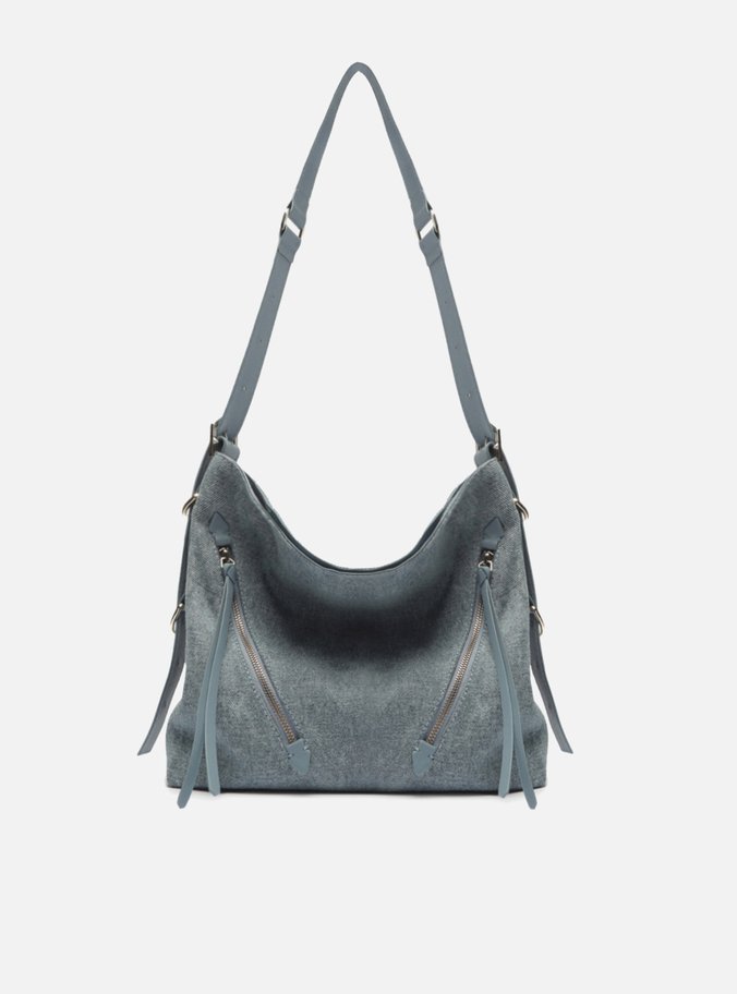 Bolsa Hobo Azul Jeans Alicia Grande