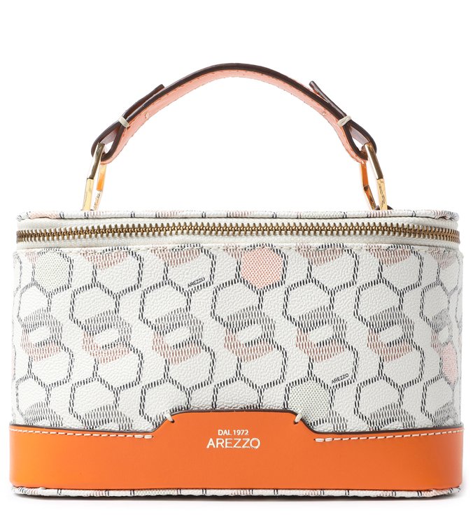 Necessaire Branca Bee.ZZ Monograma Redonda