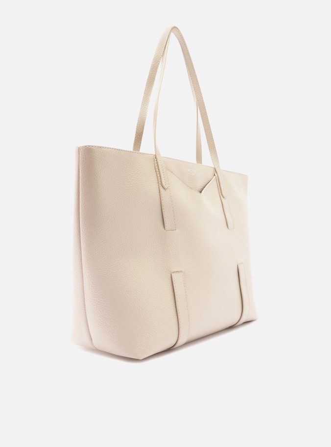 Bolsa Shopping Branca Grande Tiras