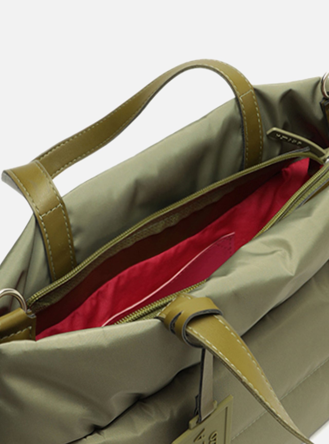 Bolsa Tiracolo Verde Nylon Gigi Pequena — foto 4