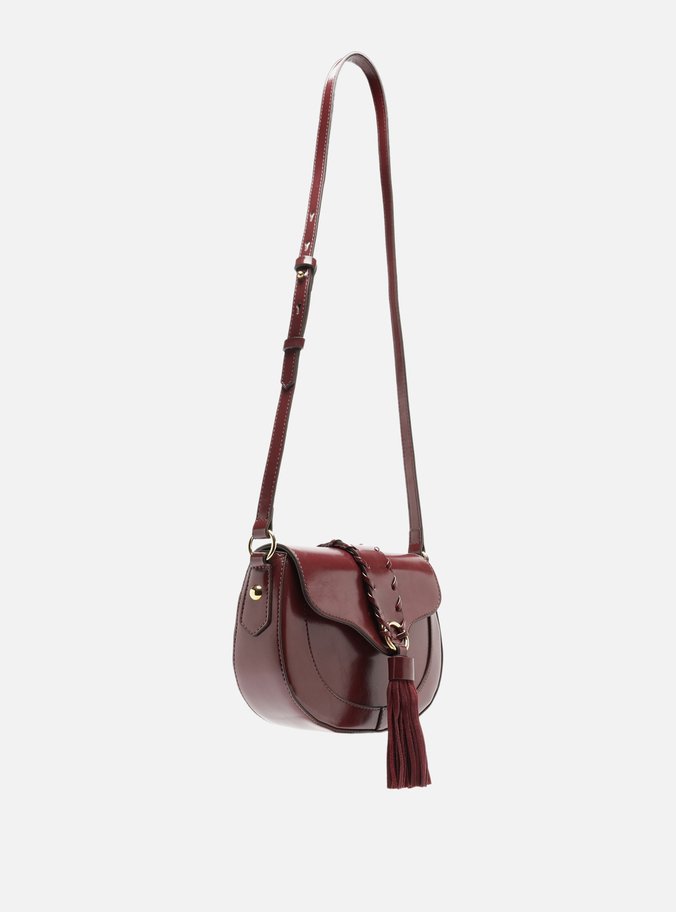 Bolsa Tiracolo Bordô Média Barbicacho