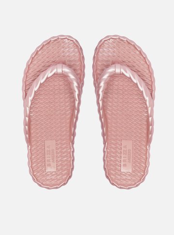Chinelo de Dedo Rosa Holográfico Marrocos La Sirene