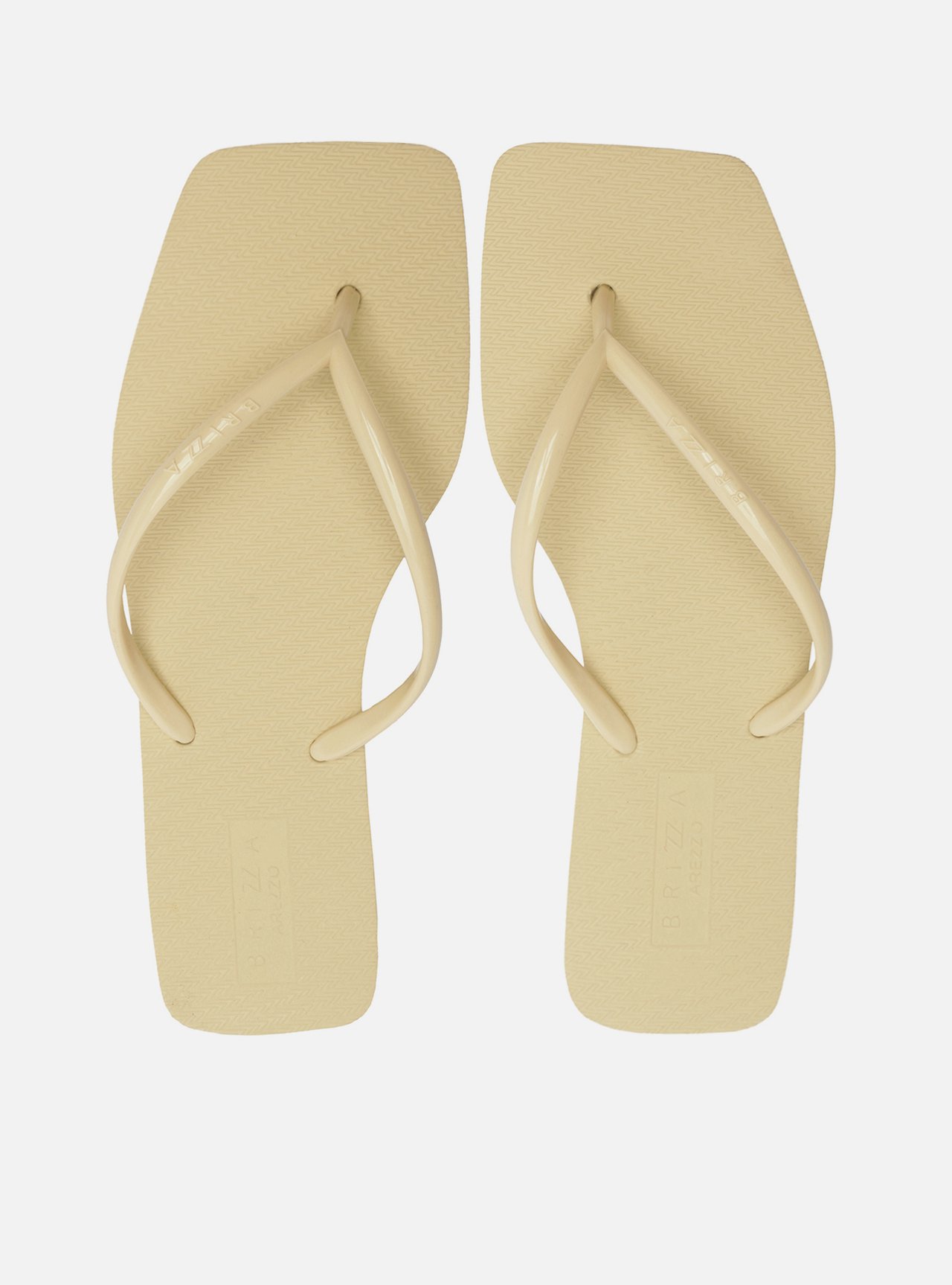 Chinelo de Dedo Branco Flat Brizza — foto 1