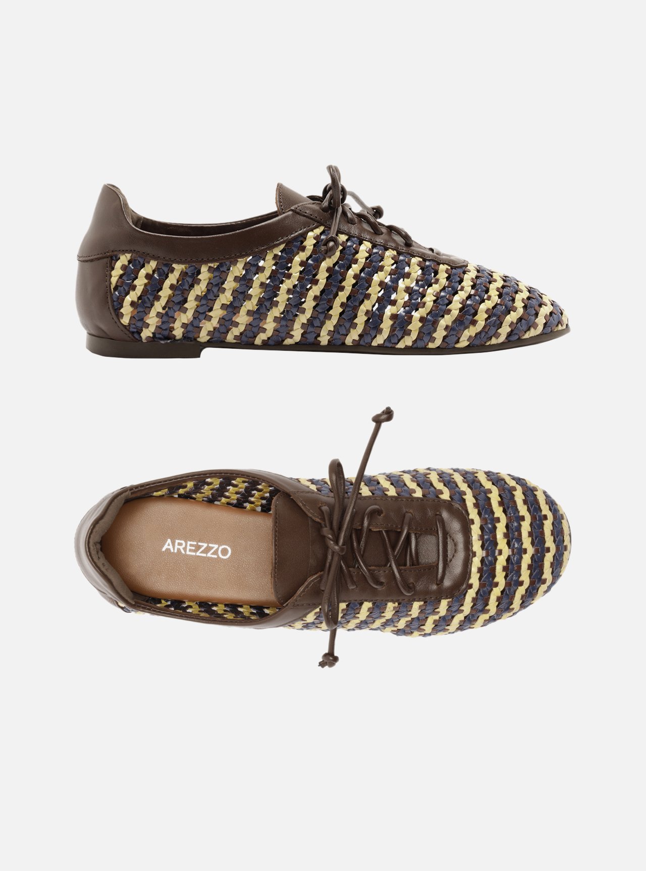 Mocassim Multicolorido Tressê Bico Redondo — foto 5