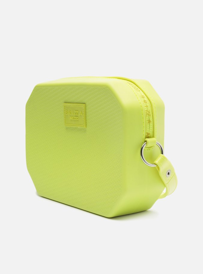 Bolsa Tiracolo Amarela Brizza Square Pequena
