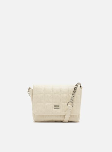 Bolsa Off-White Tiracolo Pequena