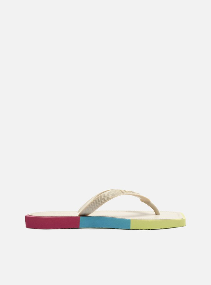 Chinelo de Dedo Multicolorido Color Square Brizza