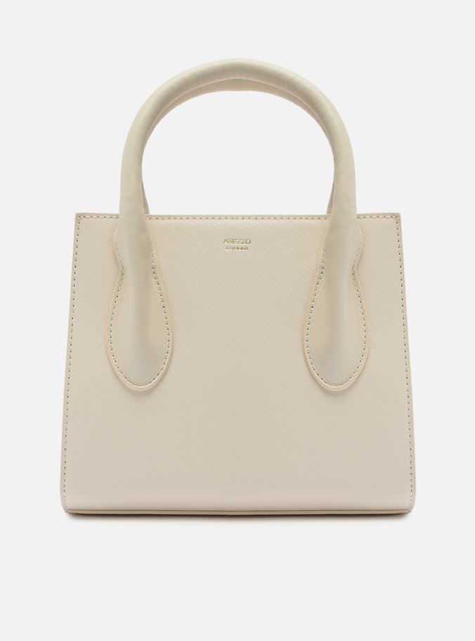 Bolsa Tote Off-White Pequena Estruturada | Arezzo
