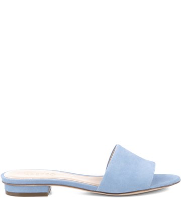 Rasteira Basic Nobuck Acqua