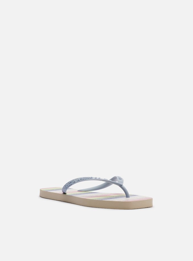 Chinelo de Dedo Azul Square Fitinhas Color